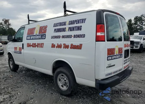 2020 Chevrolet Express G2500 from USA, damaged, VIN 1GCWGAFG2L1263265